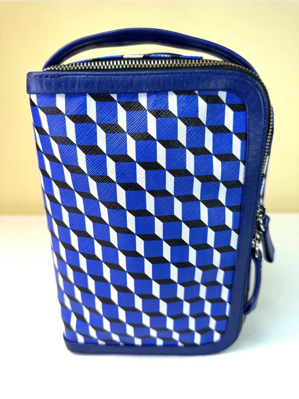 Pierre Hardy Cube Box Camera bag unisex coated canvas & leather - Picture 3 of 14